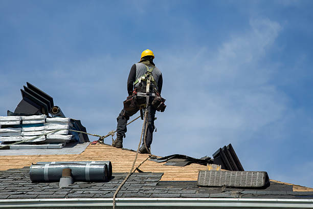 Professional Gutter Installation technician working in Malmo, NE